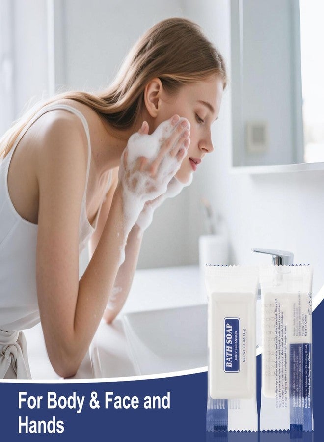 HQSLsund Travel Size Bars Soap in Bulk, Individually Wrapped 0.5 oz Mini Small Body Hand and Face Soaps Toiletries Amenities for Hotel, Shelter/Homeless/Nursing Home/Charity/Motel/Guest Bathroom (30) - Image 5